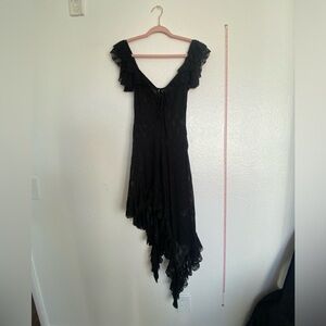 Elegant Black Lace Dress